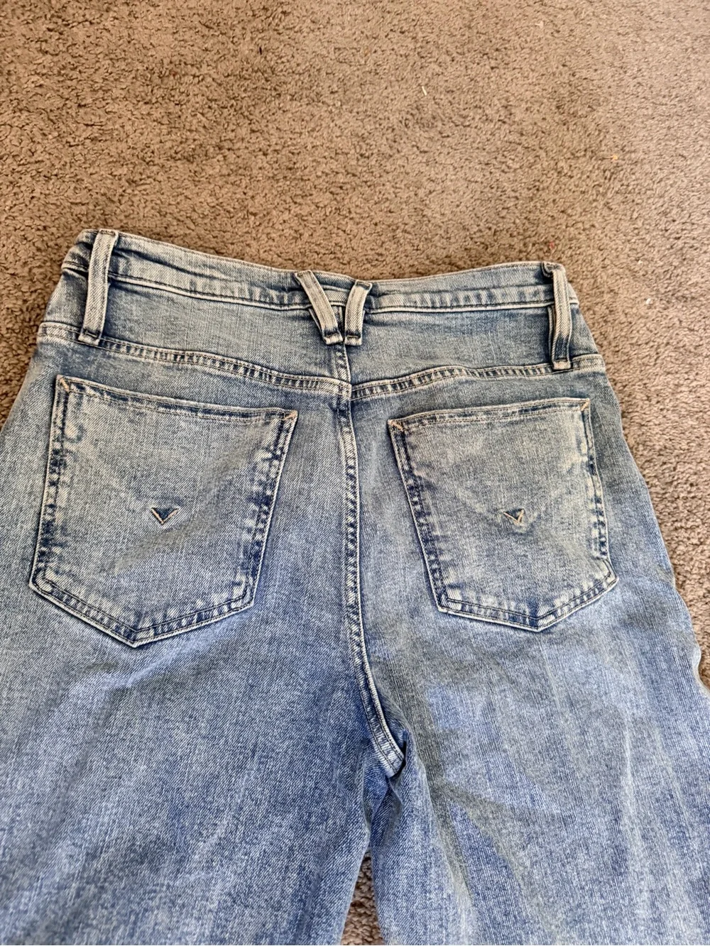 Hudson Jeans Light Blue Wide-Leg Flare Jeans - Picture 6 of 6